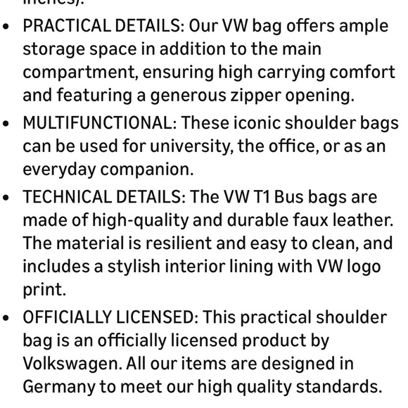 Brisa on the road VW bus Van Print Messenger Bag - Picture 2 of 9